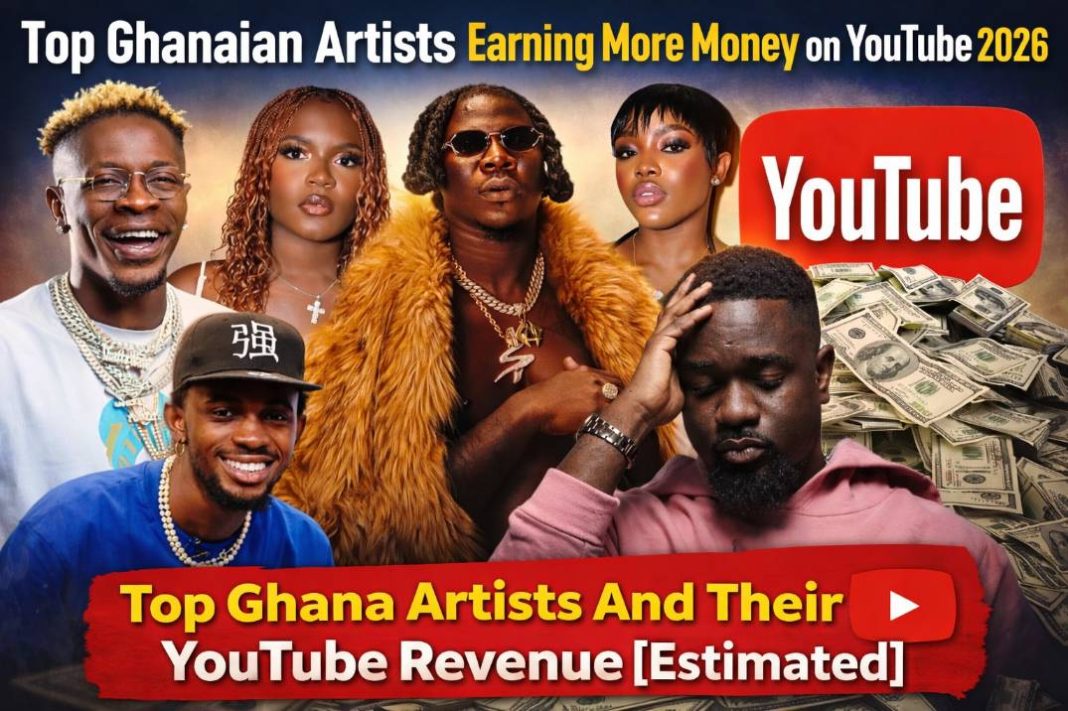 Richest Ghanaian Artists on YouTube